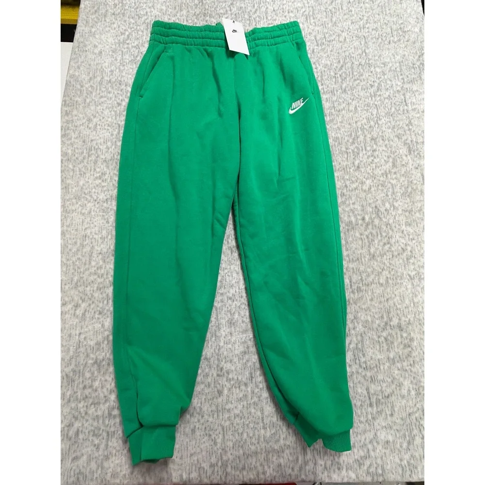Nike‎ Kids Sportswear Fleece Joggers Green Sweatpants FD3008-324 Size XL